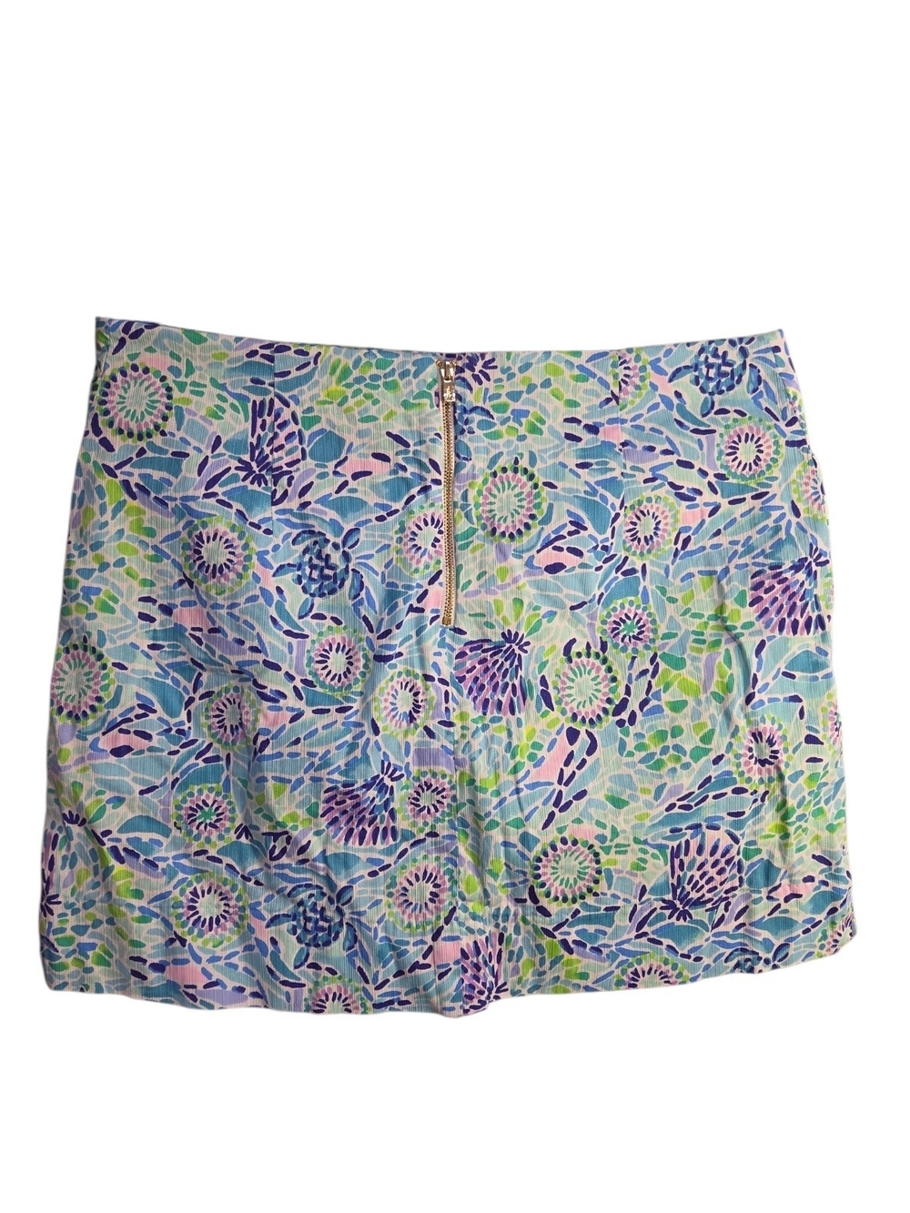 Lilly Pulitzer skort women Marigold Blue Ibiza Open Water 8 - Picture 2 of 5